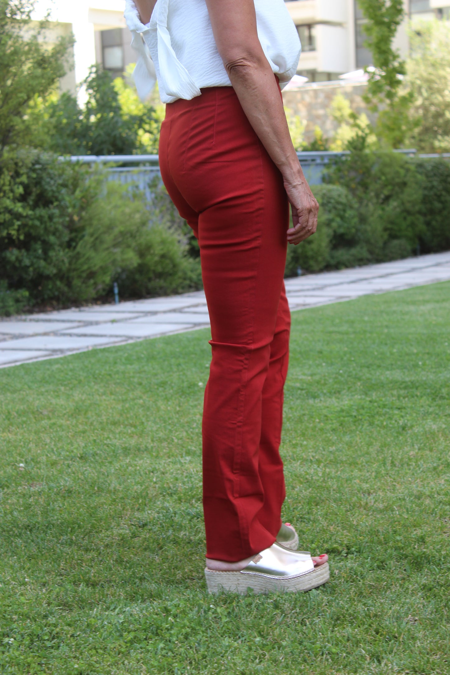 Pantalón Elasticado Rojo